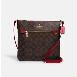 ROWAN FILE BAG IN SIGNATURE CANVAS